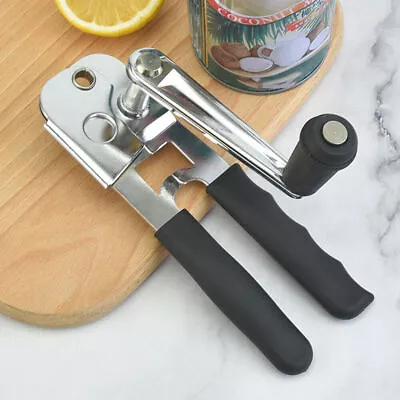 Home Heavy Duty Useful Hand Crank Can Opener Manual Tool Restaurant For Kitchen • £9.99