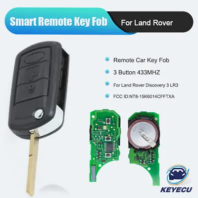 NEW For Land Rover Discovery 3 2004-2010 3 Button Remote Key FOB 433Mhz ID46 • $23.79