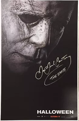 James Jude Courtney Signed 11x17 Halloween 2018 Michael Myers Poster COA Holo • $69