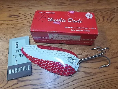 HUSKIE DEVLE #316 FISHING LURE SPOON Original Box-EPPINGER MUSKY PIKE VINTAGE • $29.99