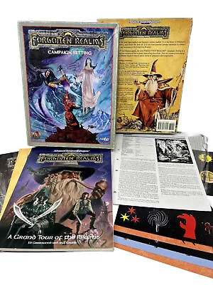 TSR 1993 Forgotten Realms Campaign Setting 1085 AD&D 2nd Edition - Incomplete • $49.95