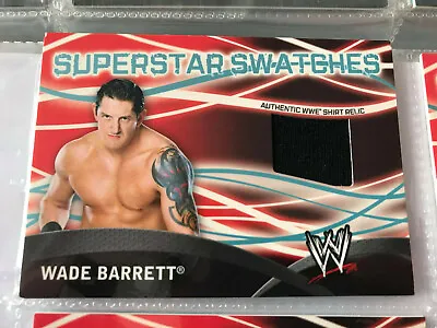 Wwe Topps 2011 Superstar Swatches Authentic Shirt Relic WADE BARRETT • $15.95