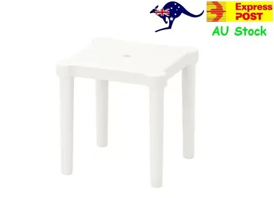 IKEA UTTE Children Stool Indoor Outdoor White Plastic Kids Play Chair Seat Work • $24.99