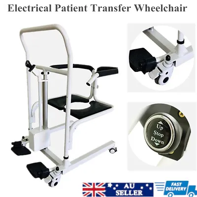 Electric Patient Transfer Wheelchair Lifting Chair Height Adjustable • $1660