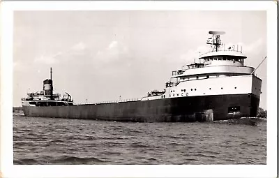 Kodak RPPC Postcard MI Marine City Freighter Armco Great Lakes Ship 1960 K70 • $18.59