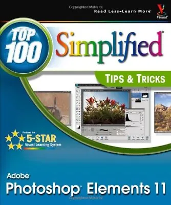 £3.36 • Buy Photoshop Elements 11 Top 100 Simplified Tips & Tricks,Rob Shepp
