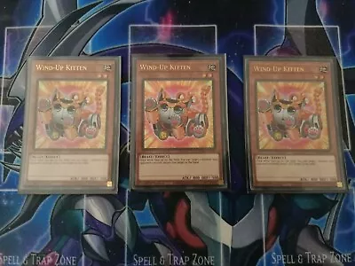 Wind-Up Kitten X3 MAZE-EN041 Ultra Rare Yugioh Maze Of Memories • $16.95