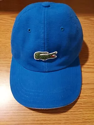 Lacoste Unisex SPORT Contrast Border Lightweight Cap Blue • $23.99