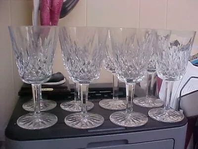 $199.95 • Buy Waterford Crystal Lismore 6 7/8  Water Goblets (Set Of 8)