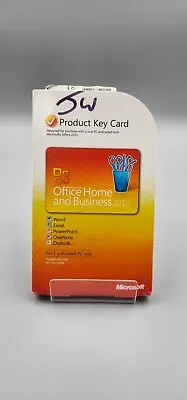 MS Microsoft Office 2010 Home And Business Product Key Card (PKC) • $39.99