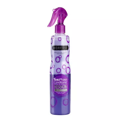 Morfose Two Phase Conditioner With Keratin - 400ml Repairs Dry Damaged Hair • £10.99