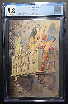 Wonder Woman #1 2020 DC Museum Virgin Variant Edition Milo Manara NM+ CGC 9.8 • $350