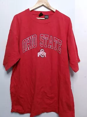 Vintage Ohio State Shirt Mens Size Xl Extra Large Red 90s Y2k Buckeyes • $7.40