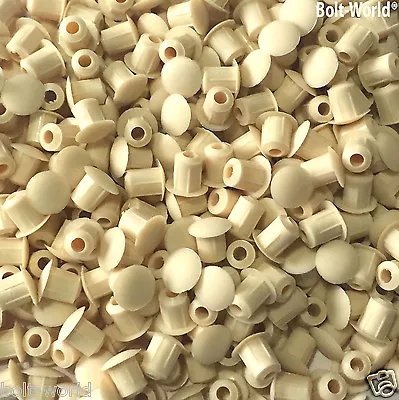 £4.59 • Buy M5 / 5mm DRILL HOLE COVER CAPS BLANKING HOLEFIX FURNITURE CUPBOARD MARL BEIGE