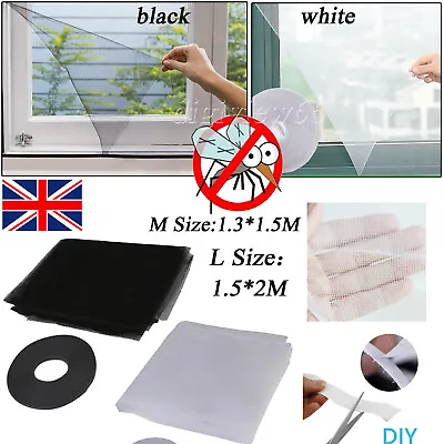 £3.85 • Buy For Window Insect Screen Mesh Net Fly Bug Mosquito Moth Door Netting Net Cover