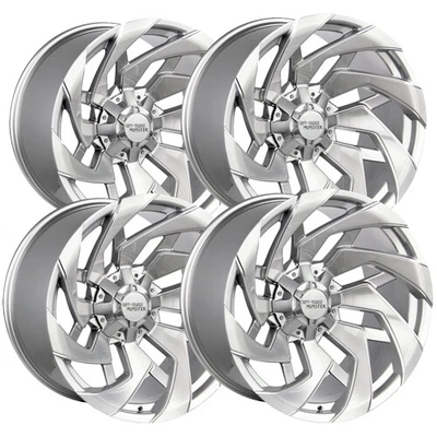 $1191.96 • Buy (4) Off-Road Monster M24 20x10 8x6.5 /8x170 -19mm Brushed Wheels Rims 20  Inch
