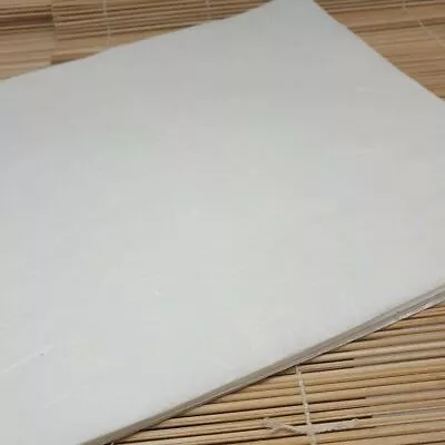 Mulberry Paper Sheet Thin White Translucent Tissue Lightweight Unryu 25 Sheets • $24.99