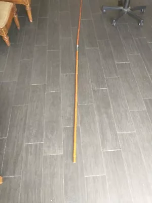 Vintage 3 Section Bamboo Cane Fishing Pole 12' 8 ' • $25