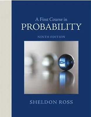 A First Course In Probability By Sheldon Ross (2012 Hardcover) • $76.07