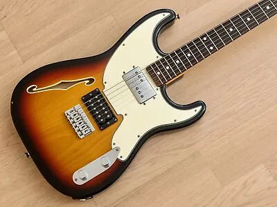 2011 Fender Pawn Shop '72 Semi-Hollow Strat-Style Guitar Sunburst Japan MIJ • $1199.99