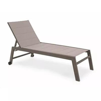 Sun Bed Sea Aluminium Sunbathing Recliner Garden Portable Folding Foldable • £271.56