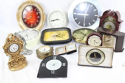 £1.20 • Buy T X14 Vintage Quartz Wall & Mantel Clocks Inc. Smiths, Metamec Etc