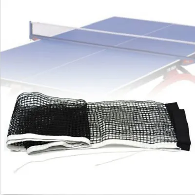 $5.61 • Buy Black Table Tennis Net Nylon Replacement Mesh Ping Pong Training Fittings CB