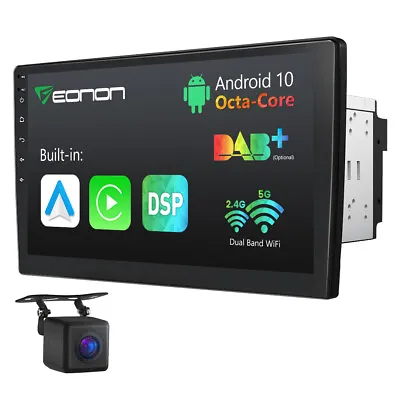 Eonon 10.1  Touch Screen Android 10 Double Din Car Stereo Radio GPS Navi CarPlay • $200.55