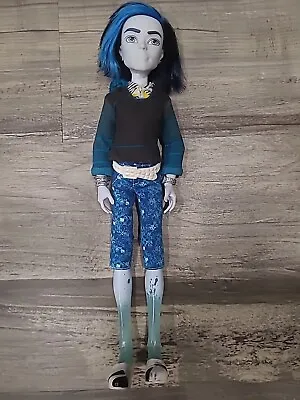 Pre-owned Monster High Doll Invisi Billy New Scaremester Blue Doll • $40