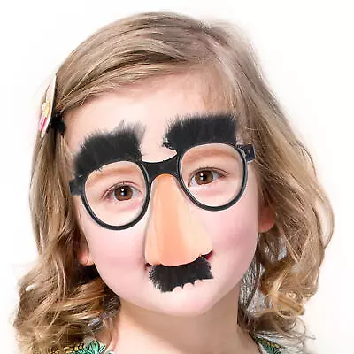 Big Nose Glasses With Eyebrows MustacheSilly Funny Photo Props Halloween Party • $8.29