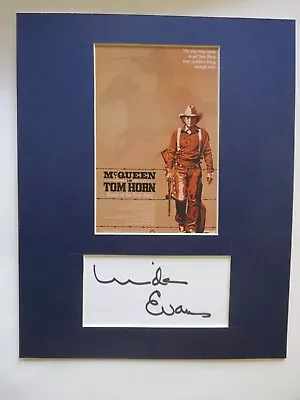 Steve McQueen In -  Tom Horn  & Linda Evans Autograph As Glendolene • $27.99