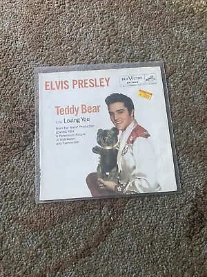45 Picture Sleeve ELVIS PRESLEY Teddy Bear / Loving You • $39.99
