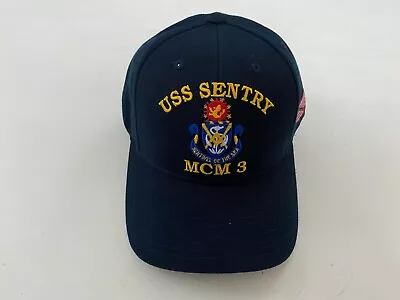 USS SENTRY MCM 3 The Corps US Navy Baseball Cap One Size #1 • $27.99