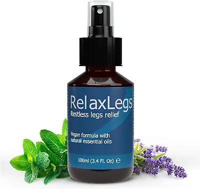 RelaxLegs Restless Legs Relief - Ideal Magnesium Spray For Restless Legs & Cram • £12.74