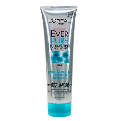 L'oreal Paris Ever Pure Sulfate Free Repair & Defend Shampoo 8.5 Oz ~ New • $8.91