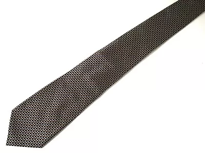 Donald J Trump Mens Necktie Tie Brown Silver Gold Geometric Thick Silk Designer • $12.96