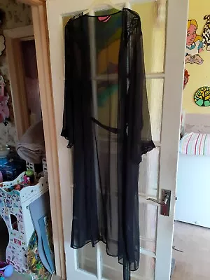 Reger Black Negligee (By Debenhams) Please See Scans And Description • £9.99