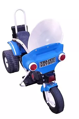 1980's Pines Traffic Patrol Trike Kids Ride On Motorcycle 6v Tested  • $100