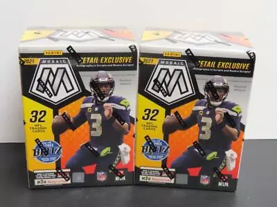 (2) Lot 2021 Panini Mosaic NFL Football Factory Sealed Blaster Box • $12.05