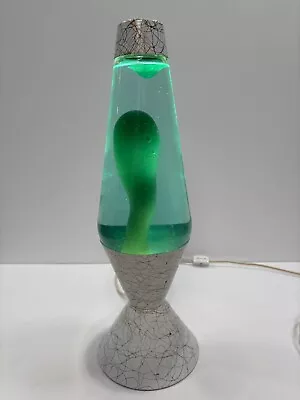 Vintage Lava Lite  Squiggle  Aristocrat Lava Lamp - Green / Green Mist • $400