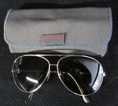 Vintage Corning Optics Serengeti Oversized Aviator Sunglasses With Case 5067d • $29.99