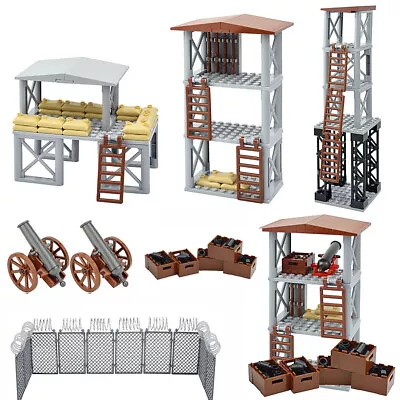 Military Base Barbed Wire Fence 30104 92338 For Lego Building Blocks Brick Toy • $12.94