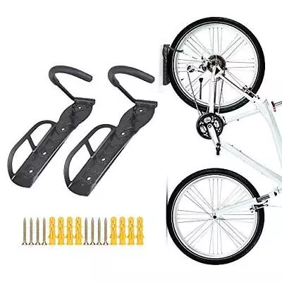 2pcs Bike Rack Heavy Duty Vertical Bike Hanger Bicycle Garage/Shed Wall Hook ... • $32.56