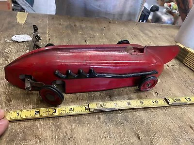 Vtg 1920s Electric Kokomo Red Arrow Tether Race Car 15  Orig Tin /toy Kingston! • $499.95