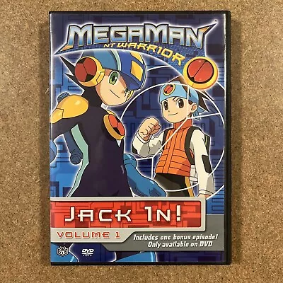 Megaman: NT Warrior - Volume 1: Jack In! (DVD 2004) RARE OOP DVD - Tested! • $14.45