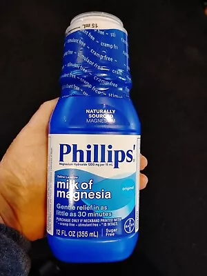 Phillips Milk Of Magnesia Laxative 12 Fl Oz (355 Ml) Exp 09/2026 SEALED Free S&H • $10.20