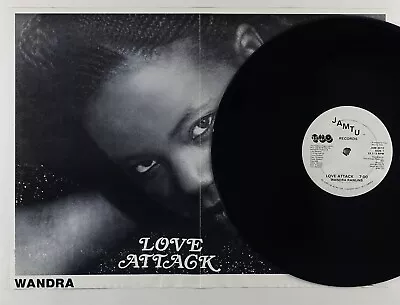 Wandra Rawlins  Love Attack  Modern Soul Boogie 12  JAMTU Promo W/ Poster HEAR • $7.99