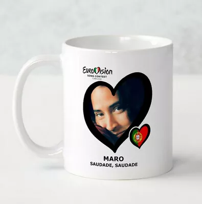 £8.99 • Buy Eurovision 2022 Portugal Maro Saudade, Saudade Mug Eurovision Party Gift