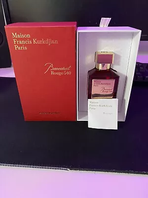 Maison Francis Kurkdjian Baccarat Rouge 540 Extrait De Parfum 70ml Brand New • £119.99