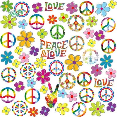 £19.34 • Buy 108 Pieces 60'S Party Sticker Groovy Party Decoration Hippie Theme Party Car Sti